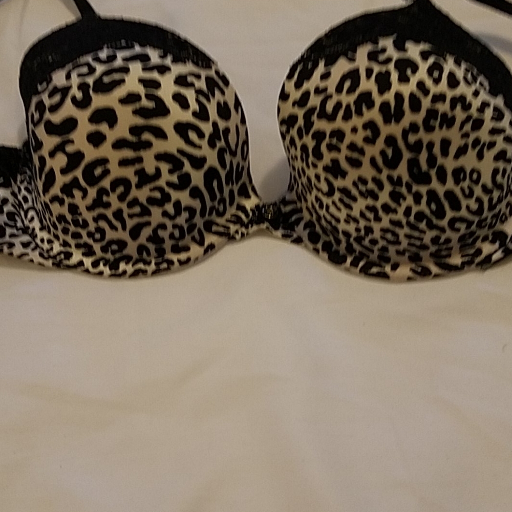 Vs leopard print bra